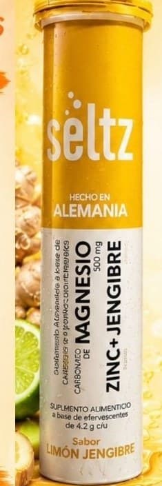 Seltz Magnesio - Sabor limón jengibre
